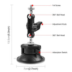 Supporto a ventosa PULUZ Magic Arm 1/4 pollice