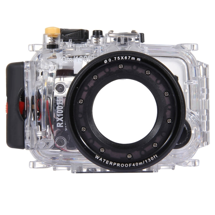 Custodia impermeabile per fotocamera subacquea PULUZ da 40 m di profondità subacquea per Sony RX100 III, For RX100 III