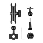 Supporto fisso per specchietto retrovisore moto compatibile GoPro