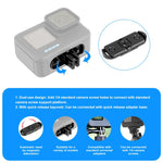Supporto magnetico pieghevole a sgancio rapido per GoPro HERO 8-1