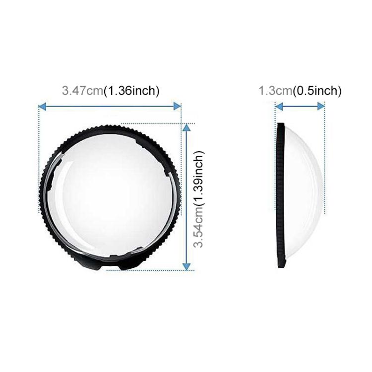 Lente protettiva in vetro temperato per Insta360 X5