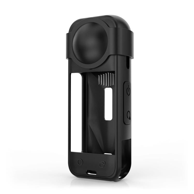 Custodia in silicone con copriobiettivo per Insta360 X5