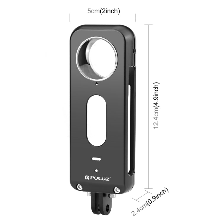 Telaio protettivo in metallo per Insta360 X3 con protezione lente