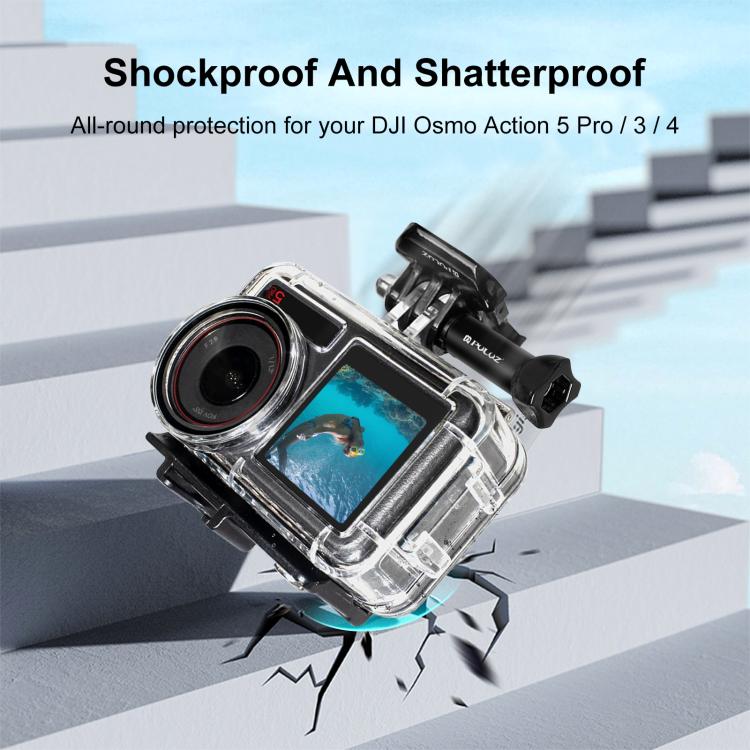 Custodia subacquea impermeabile per DJI Osmo Action 3/4