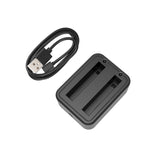 Caricabatterie doppio USB Tipo C per Insta360 X3