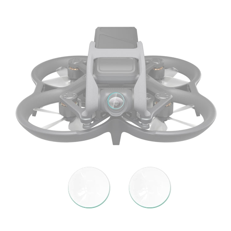 Pellicola vetro temperato per lenti drone DJI Avata 2 pezzi