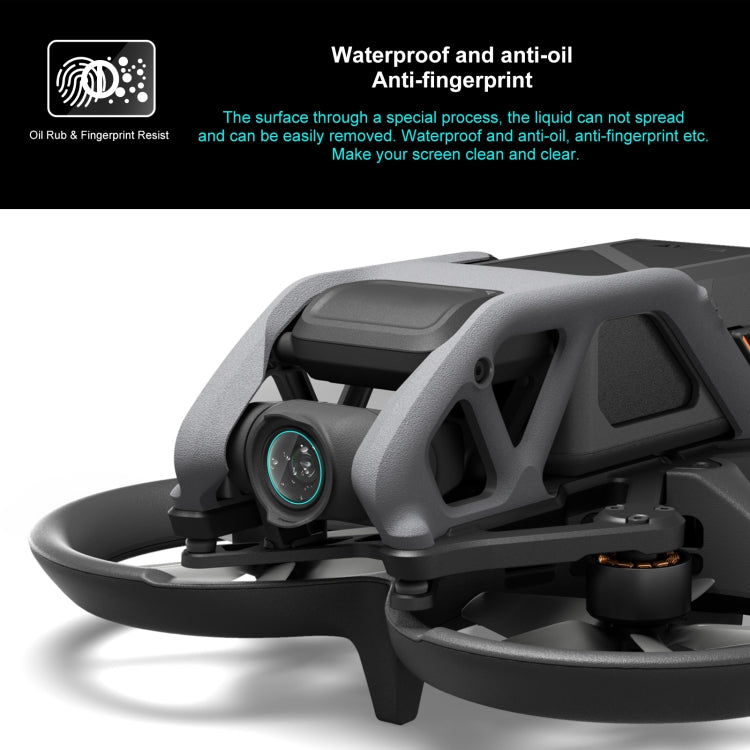 Pellicola vetro temperato per lenti drone DJI Avata 2 pezzi