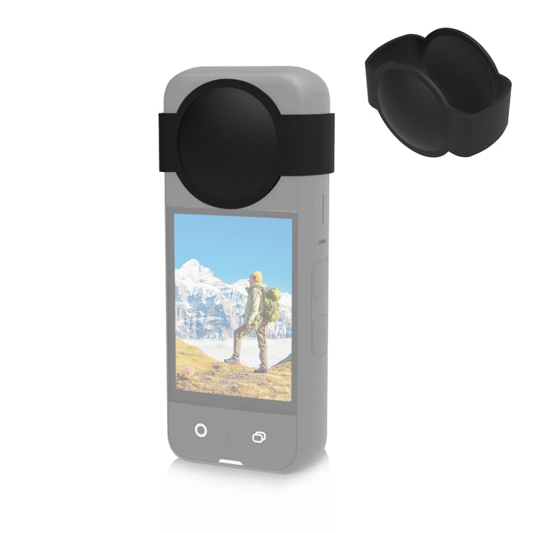 Custodia protettiva in silicone per lente Insta360 X3