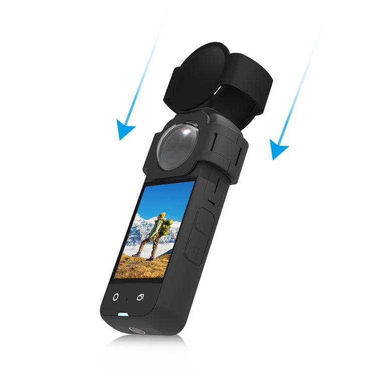 Custodia protettiva in silicone per lente Insta360 X3