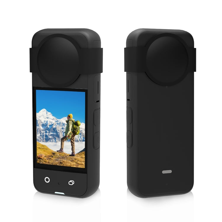 Custodia protettiva in silicone per lente Insta360 X3