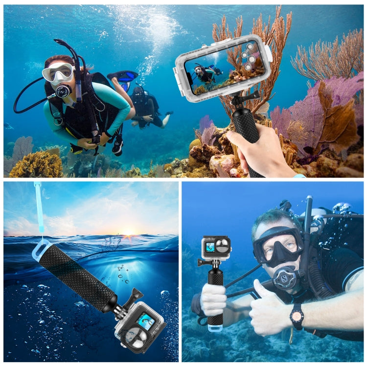 Aste di galleggiamento con impugnatura per action cam e smartphon