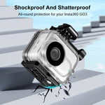 Custodia impermeabile per Insta360 GO 3 e GO 3S fino a 60m