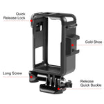 Gabbia verticale protettiva in plastica per DJI Osmo Action 5 Pro