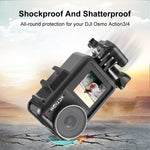 Gabbia verticale protettiva in plastica per DJI Osmo Action 5 Pro