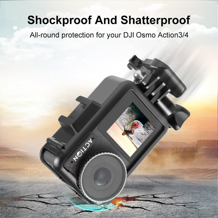 Gabbia verticale protettiva in plastica per DJI Osmo Action 5 Pro