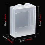 Scatola portabatterie trasparente per GoPro AHDBT-901 e simili