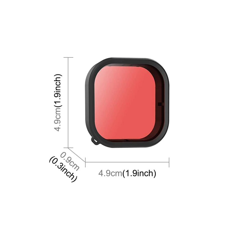 Filtro per lenti colorate custodia subacquea GoPro HERO9/10/11/12