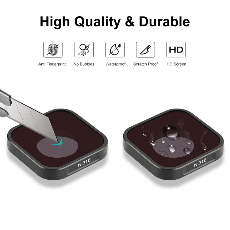 Filtro ND16 per GoPro Hero9, 10, 11 Black e Mini
