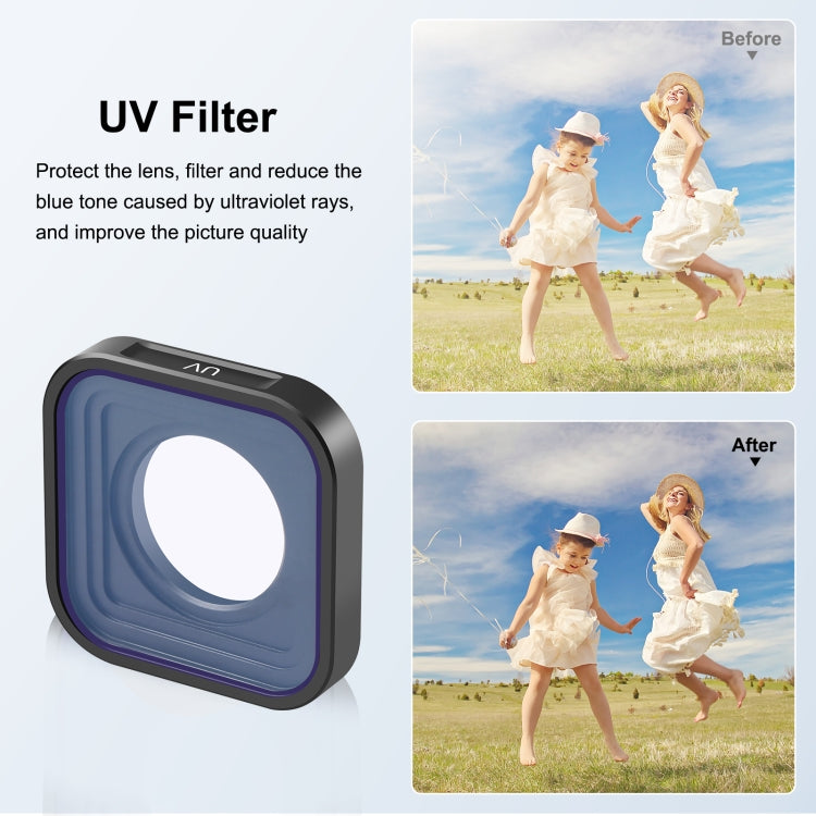Filtro obiettivo UV per GoPro Hero 9/10/11 Black