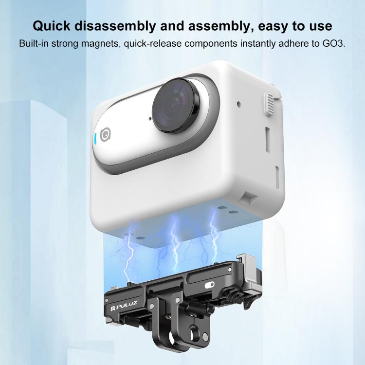 Base magnetica a sgancio rapido per Insta360 GO3 GO 3S