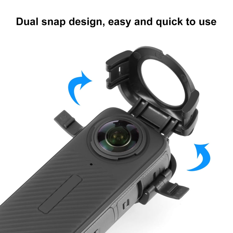 Copertura protettiva lente in vetro ottico per Insta360 X4