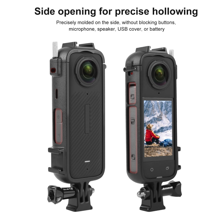 Telaio protettivo Cold Shoe in plastica per Insta360 X4