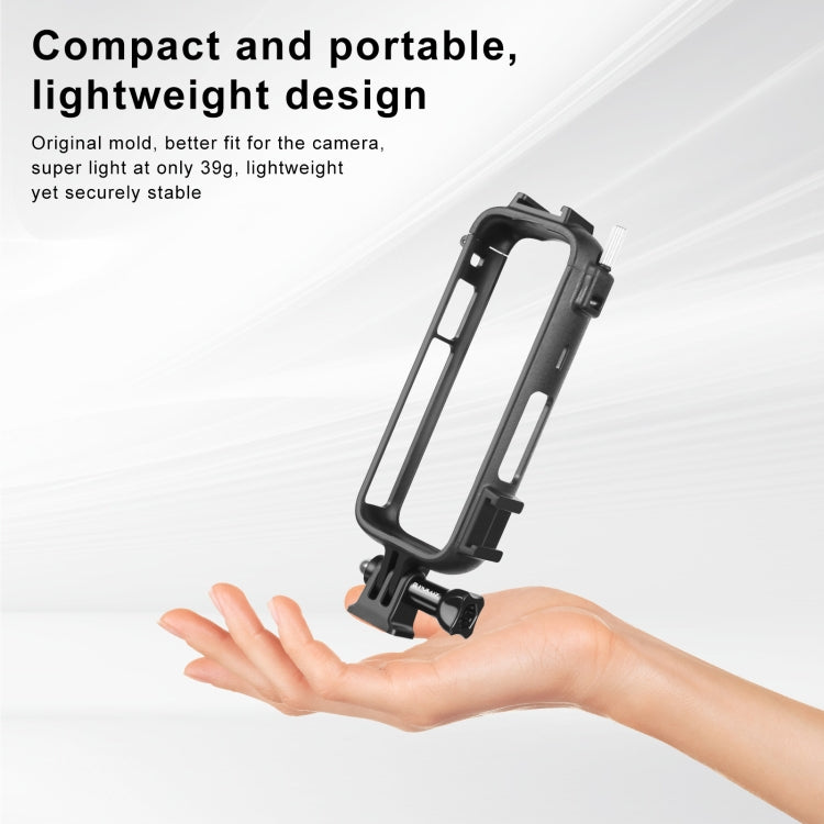 Telaio protettivo Cold Shoe in plastica per Insta360 X4