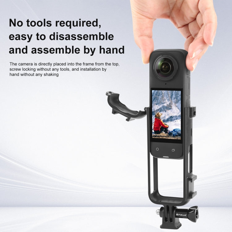 Telaio protettivo Cold Shoe in plastica per Insta360 X4