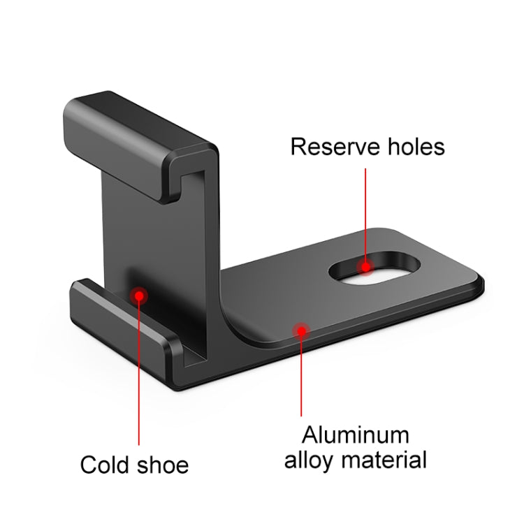 Staffa slitta fredda per Insta360 X4 X3 One X2 in lega alluminio