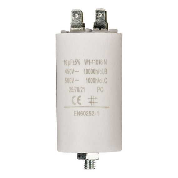 Condensatore 16uF 450V con terminale M8 8053323554264 W1-11016N Q794