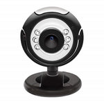 Webcam 2MP con microfono e LED USB 30FPS per PC