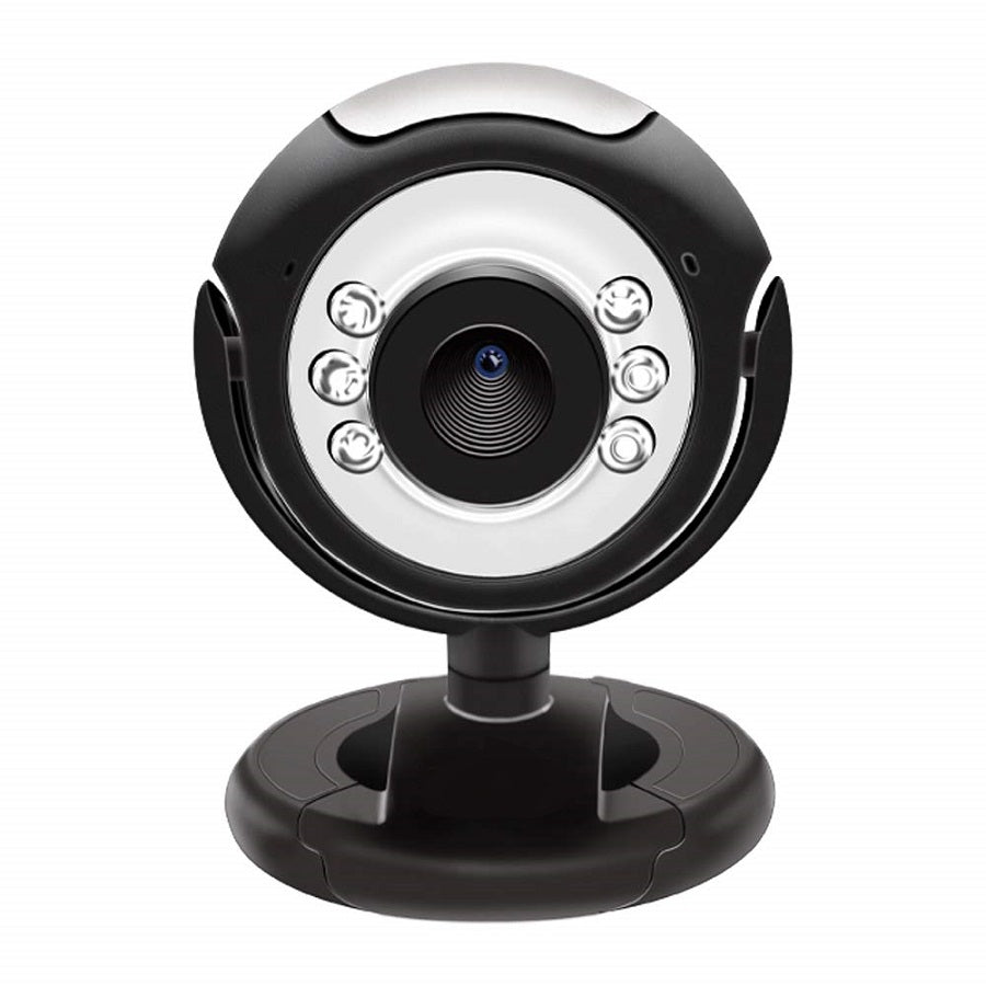 Webcam 2MP con microfono e LED USB 30FPS per PC