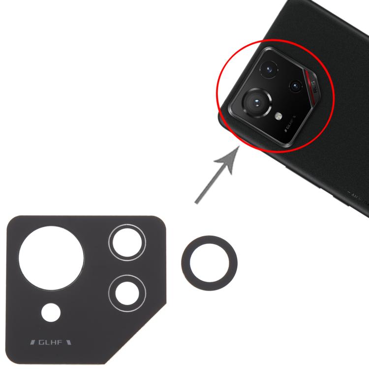 Lente fotocamera posteriore per Asus ROG Phone 9 Pro 5G - immagine 4