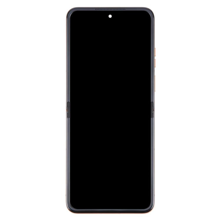 Schermo LCD digitalizzatore completo con cornice per Motorola Razr+ 2024 originale., For Motorola Razr+ 2024(Original)
