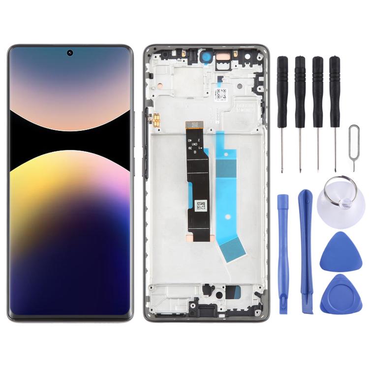 Schermo LCD AMOLED originale con digitalizzatore e cornice per Xiaomi Redmi Note 14 Pro 4G., For Xiaomi Redmi Note 14 Pro 4G (Original), For Xiaomi Redmi Note 14 Pro 4G(Original)