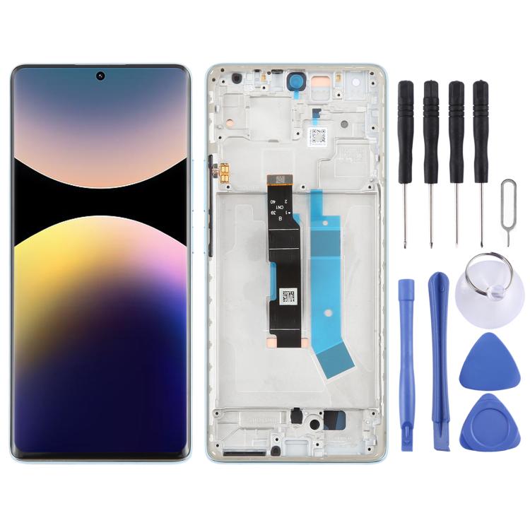 Schermo LCD AMOLED originale con digitalizzatore e cornice per Xiaomi Redmi Note 14 Pro 4G., For Xiaomi Redmi Note 14 Pro 4G (Original), For Xiaomi Redmi Note 14 Pro 4G(Original)