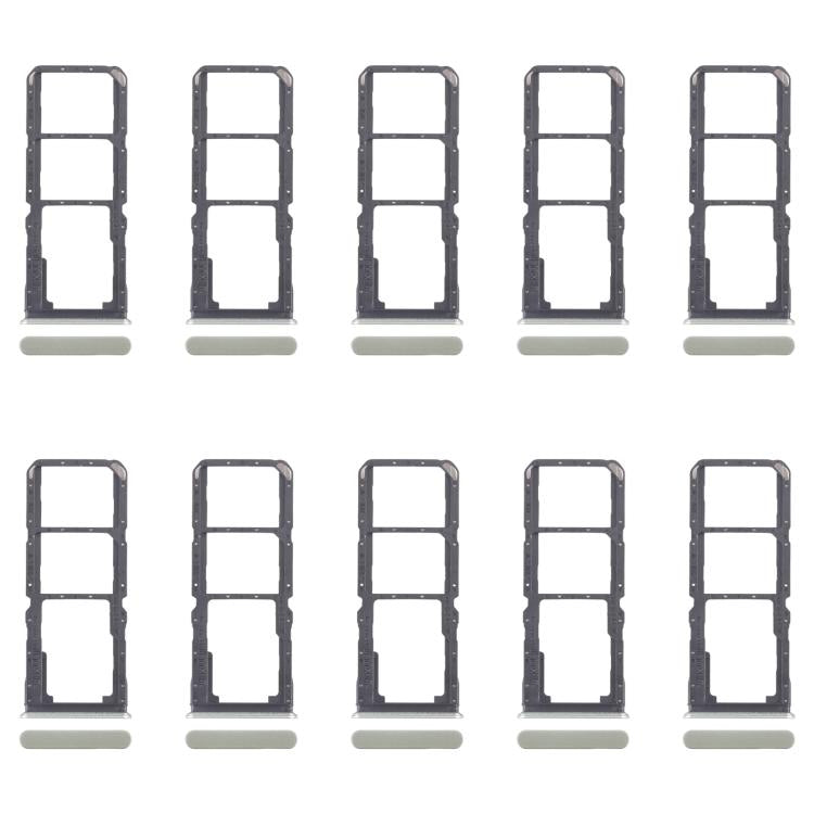 Per Realme Note 60x 4G RMX3938 10 pezzi Vassoio originale per scheda SIM + Vassoio per scheda SIM + Vassoio per scheda Micro SD, For Realme Note 60x 4G(Original)