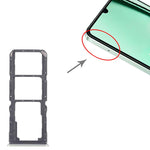 Per Realme Note 60x 4G RMX3938 10 pezzi Vassoio originale per scheda SIM + Vassoio per scheda SIM + Vassoio per scheda Micro SD, For Realme Note 60x 4G(Original)