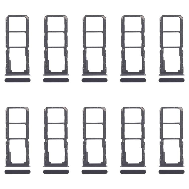 Per Realme Note 60x 4G RMX3938 10 pezzi Vassoio originale per scheda SIM + Vassoio per scheda SIM + Vassoio per scheda Micro SD, For Realme Note 60x 4G(Original)
