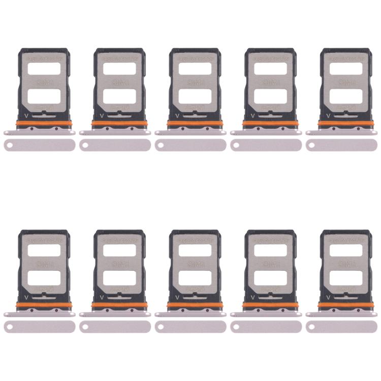 Vassoio per SIM card da 10 pezzi per Xiaomi Civi 4 Pro + vassoio per SIM card, For Xiaomi Civi 4 Pro