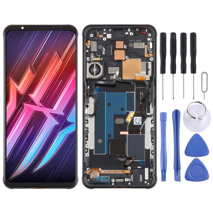 Schermo LCD digitalizzatore completo con cornice per ZTE nubia RedMagic 6 NX669J., For ZTE nubia RedMagic 6(Original)
