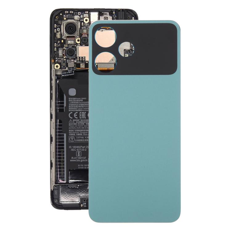 Cover posteriore per Xiaomi Redmi 12R in nero e verde