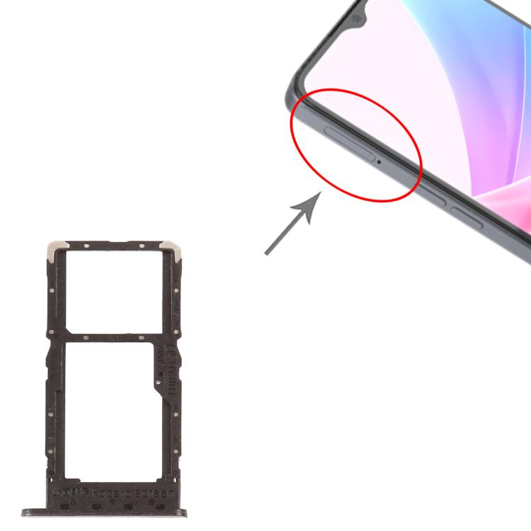 Per OPPO A78 5G CPH2483 CPH2495 10 vassoi per schede SIM + vassoio per schede SIM / vassoio per schede Micro SD, For OPPO A78 5G
