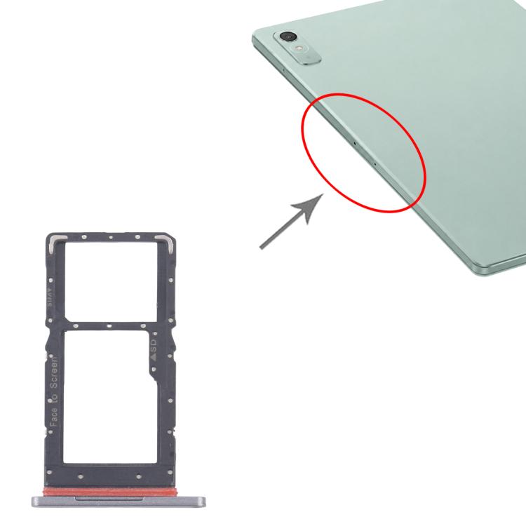 Vassoio per scheda SIM e vassoio per scheda Micro SD per Lenovo XiaoXin Pad 2024 / Tab M1 K11 TB330 TB330FU TB330XU, For Lenovo XiaoXin Pad 2024 / Tab M11 / K11(4G Version)