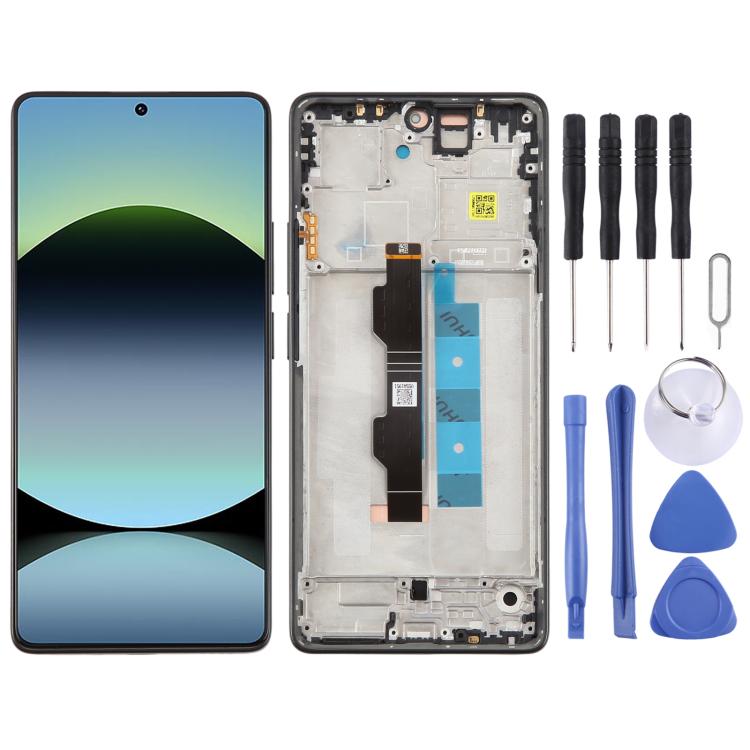 Display LCD con touchscreen e cornice per Xiaomi Redmi Note 14S 4G