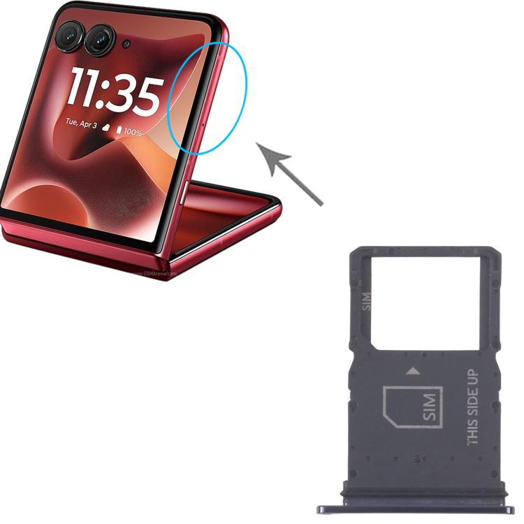 Vassoio SIM di ricambio per Motorola Razr 60 Ultra e Razr Ultra 2025 - immagine 4