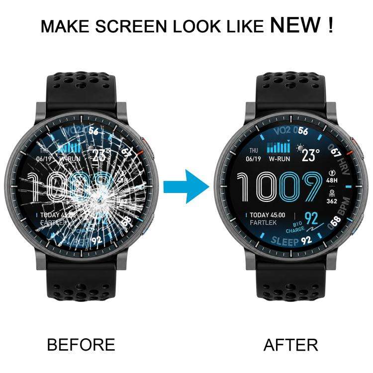 Display LCD con digitalizzatore per Amazfit Active Max 48 mm A2557 - immagine 7