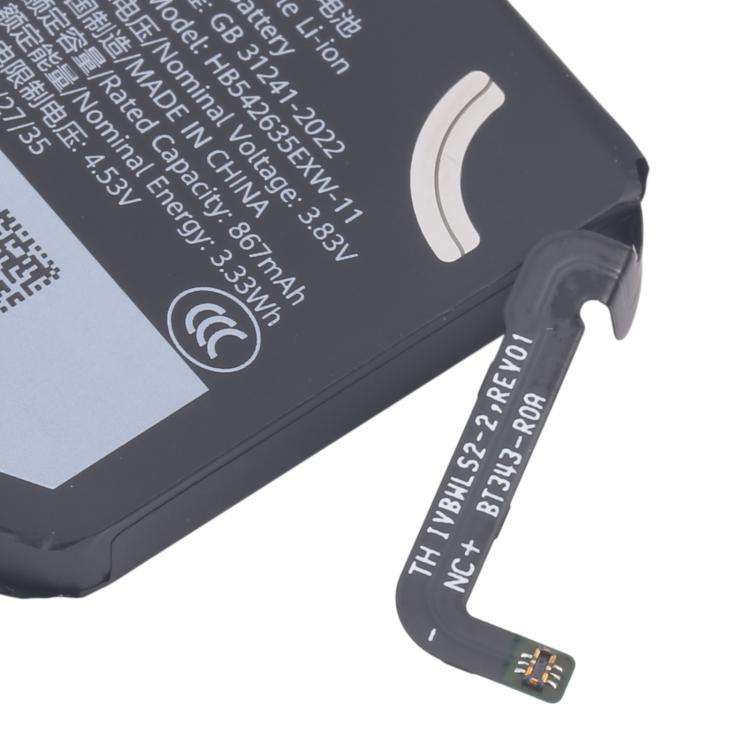 Batteria originale agli ioni di litio da 867 mAh HB542635EXW-11 per Huawei Watch 5 46mm 46mm, For Huawei Watch 5 46mm
