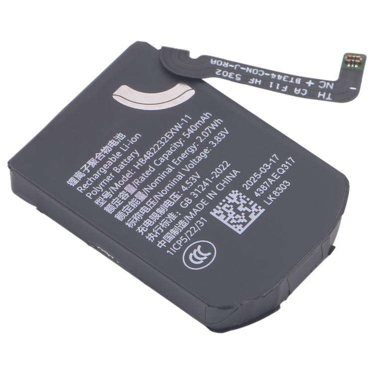 Batteria originale agli ioni di litio da 540 mAh HB482232EXW-11 per Huawei Watch 5 42mm., For Huawei Watch 5 42mm
