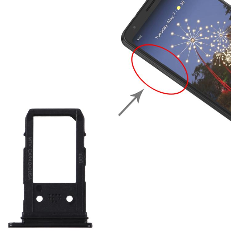 Carrellino originale per scheda SIM per Google Pixel 3a XL, For Google Pixel 3a XL(Original)